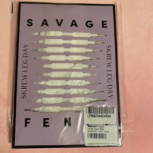 Savage X Fenty lace thigh highs